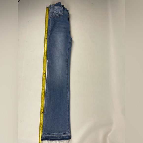 Prosperity Mid Rise Frayed Hem Trouser Bootcut Jeans. size 28 - Picture 3 of 11